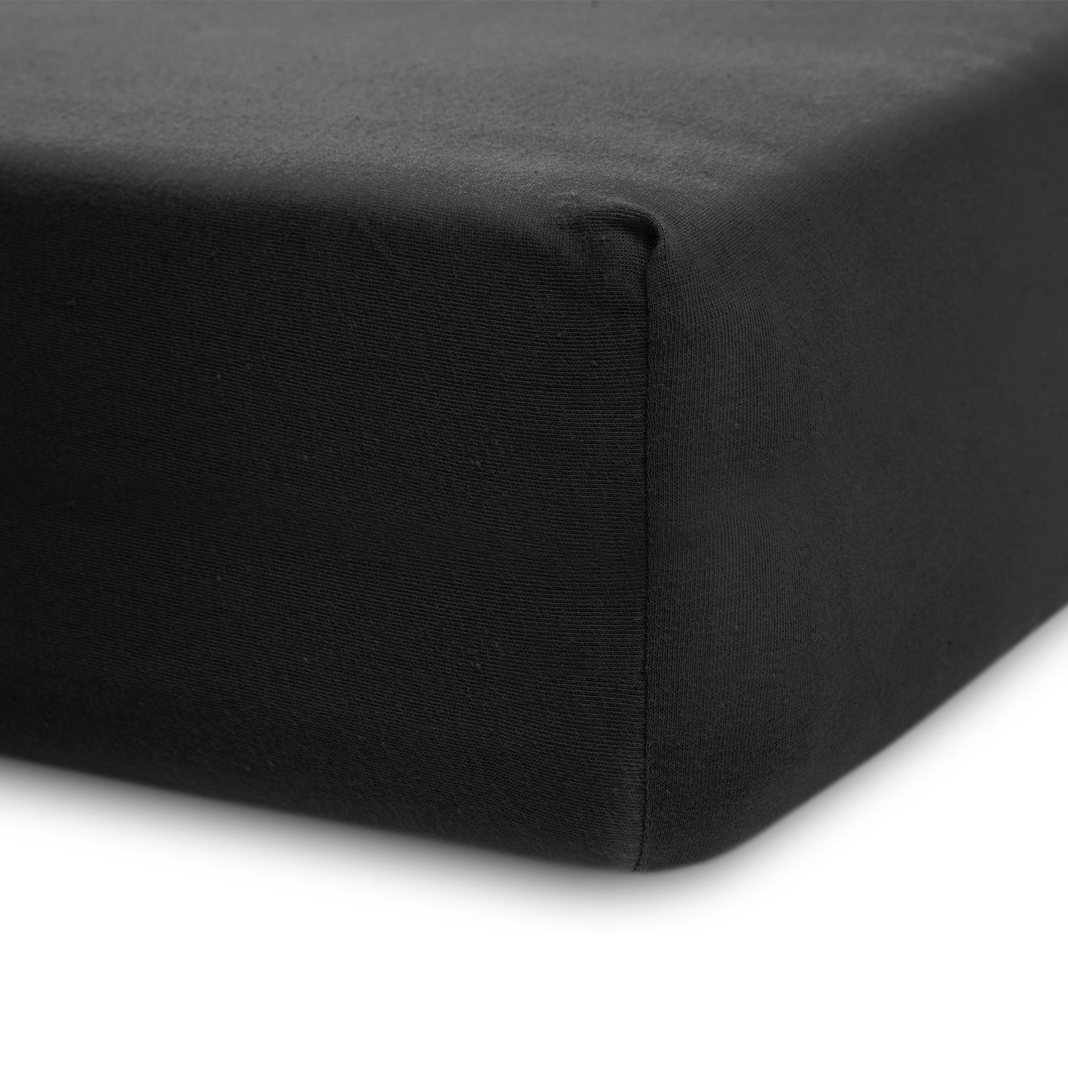 Comfort Jersey Spannbettlaken - 160 g/m² 100% Baumwolle - 180-200 x 200 cm - Anthrazit